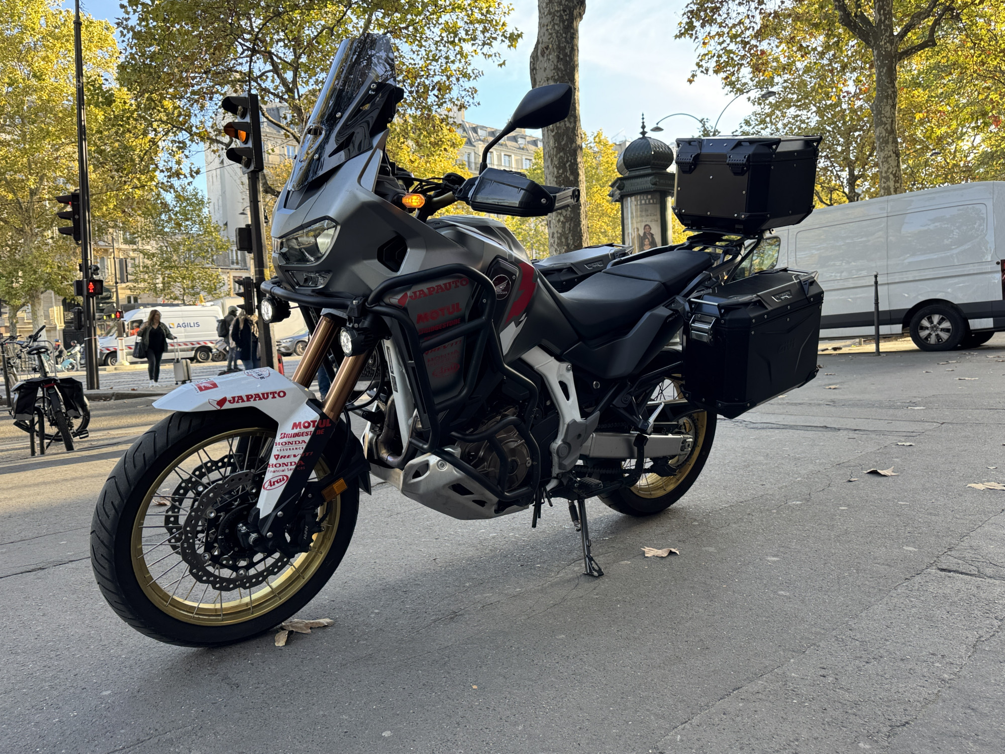 HONDA AFRICA TWIN CRF1000 ADVENTURE SPORT SE DCT - GRIS MAT - 20900 € - 5886 KM - MEC 07/2026 - REF HM919DJ