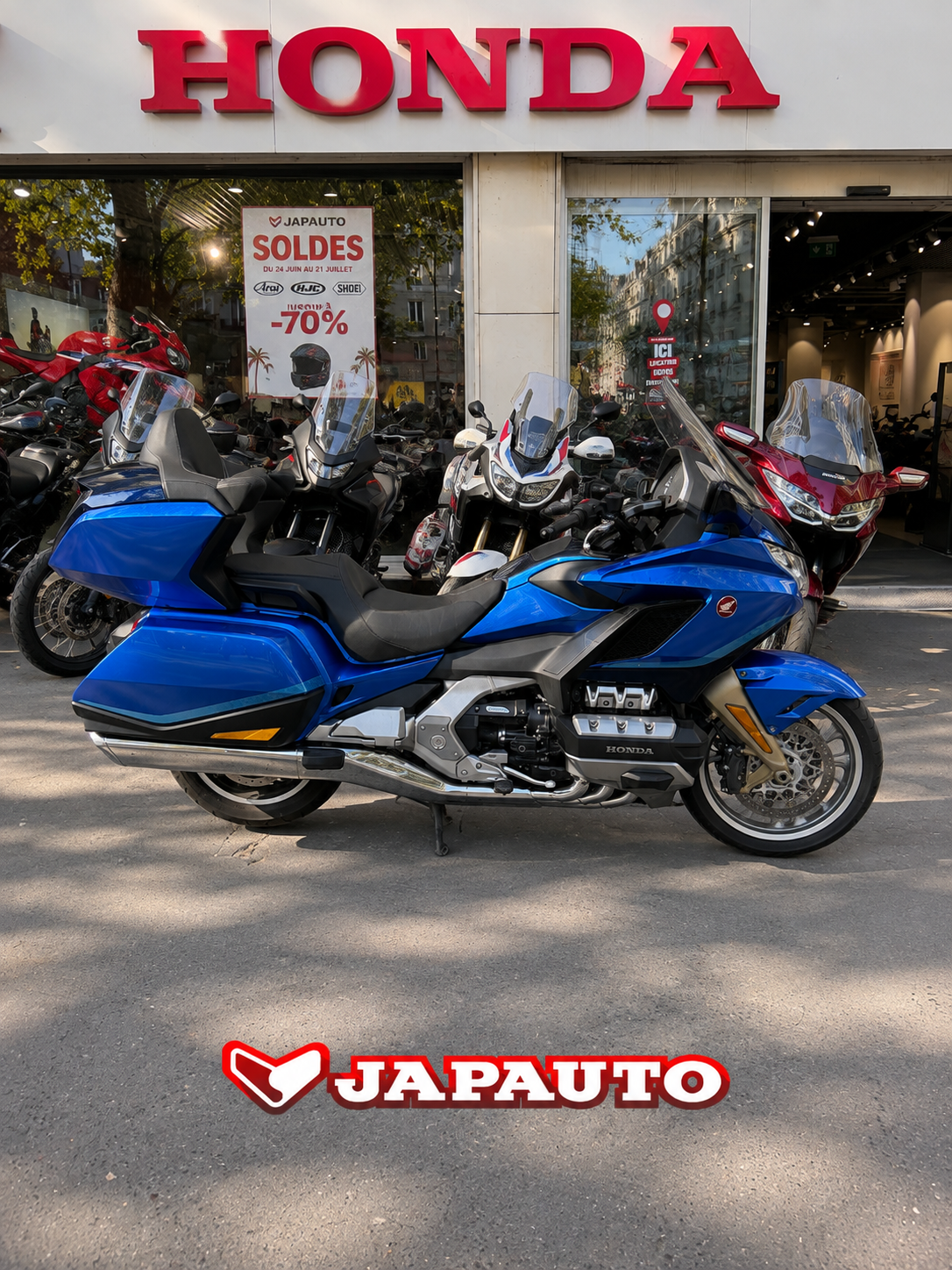 HONDA GL 1800 GOLDWING TOURING DCT - BLEU - 24900€ - 23175KMS - MEC06/2022 - REF GG706RN