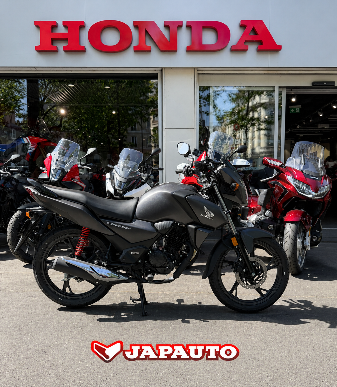 HONDA CB 125 F - ETAT NEUF - 499KM- 2590€ - NOIR MAT - MEC 01/2026