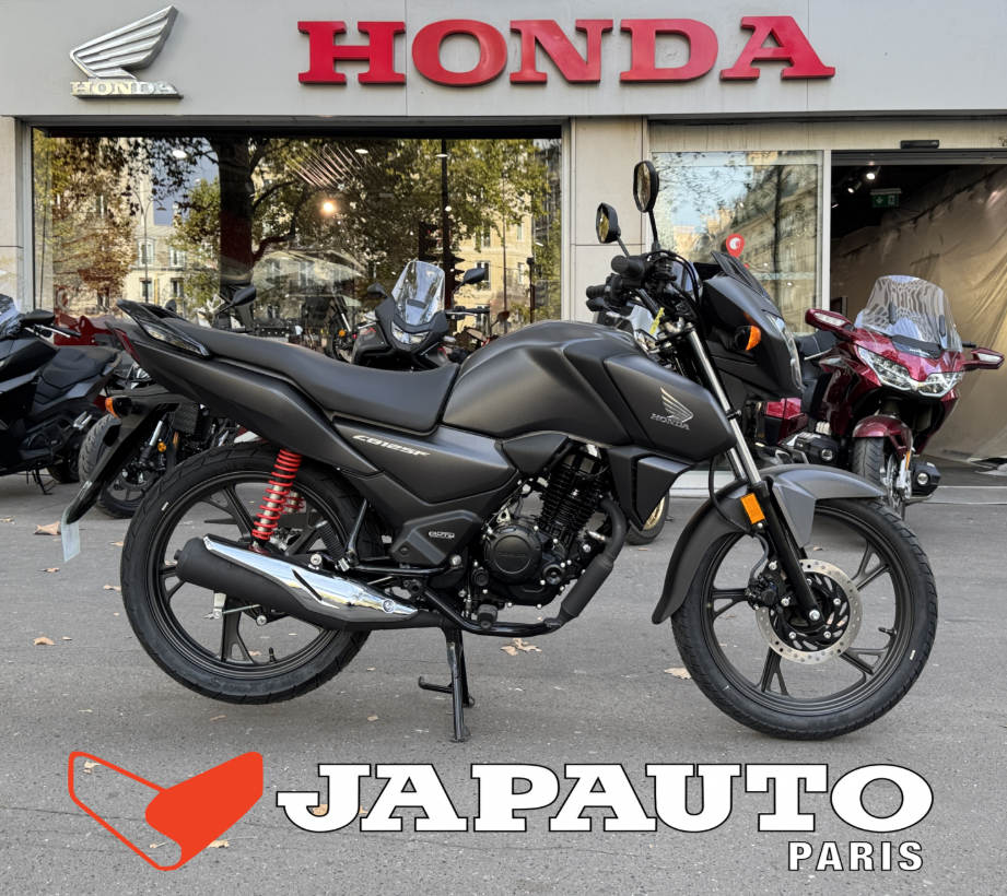 HONDA CB 125 F - NOIR MAT - 2890€ - 1KMS - MEC 09/2026 - REF HN222DF