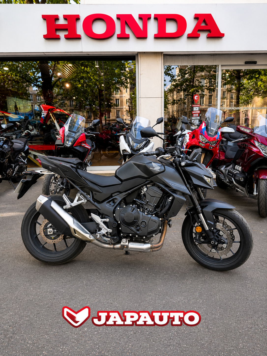 HONDA CB 750 HORNET - NOIR - 499KM - 6790€ - MEC 04/2026 REFHK170KW