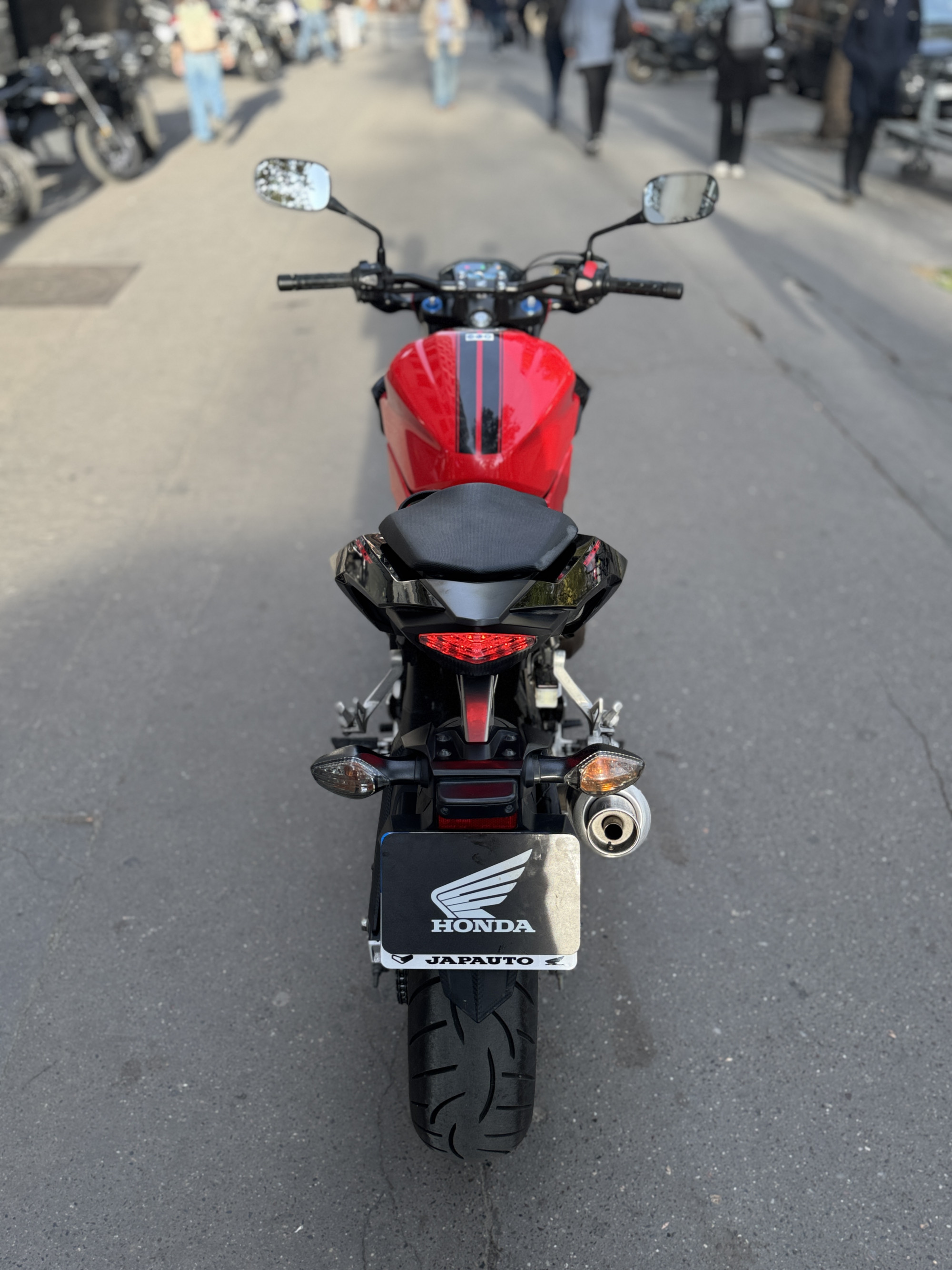 HONDA CB 500 FA - ROUGE - 3990€ - 3532KM - MEC05/2017 - REF EM594RS 
