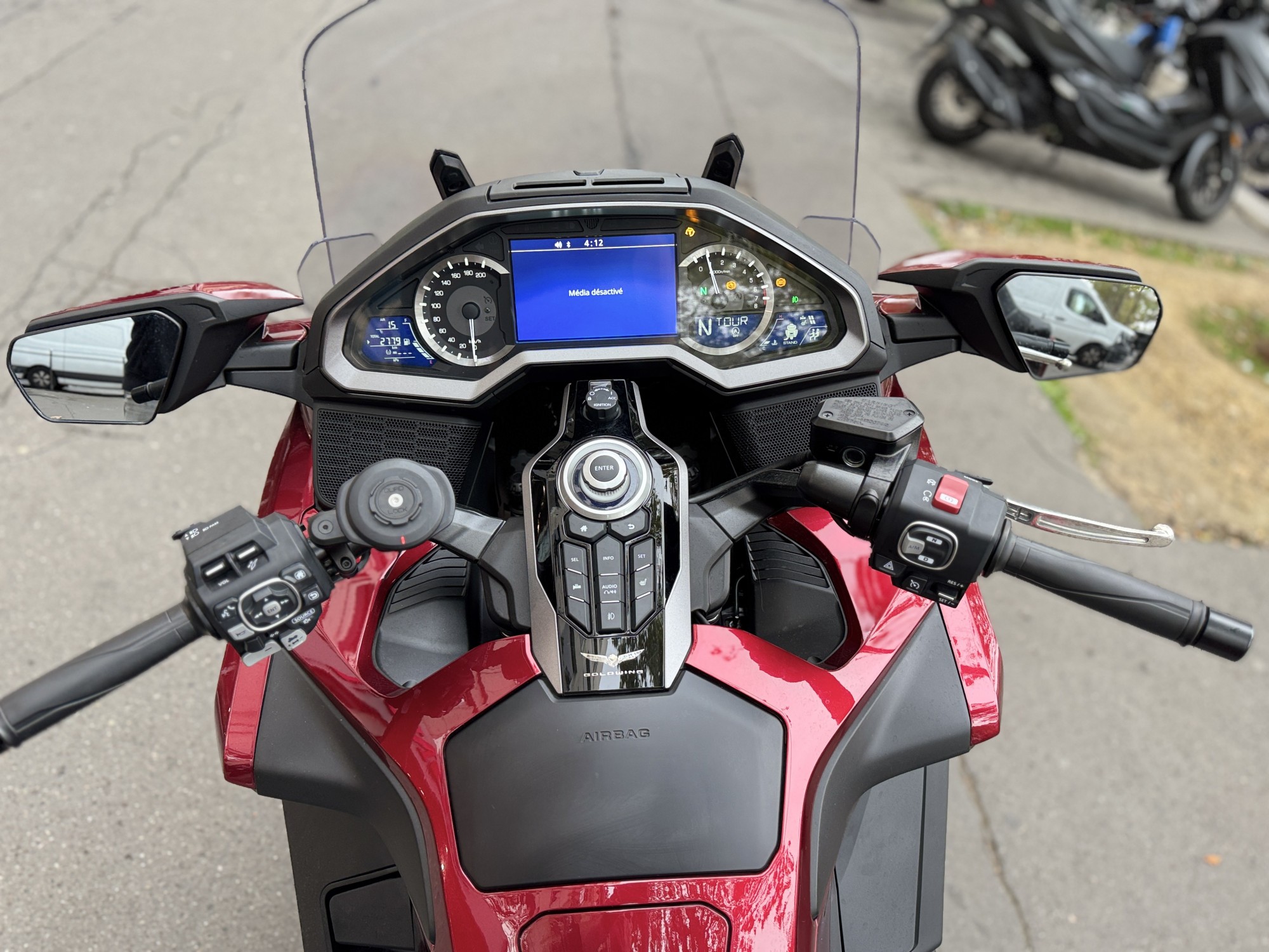 HONDA GL 1800 GOLDWING TOURING DCT - ROUGE - 32990 € - 3500KMS - MEC 05/2026 - REFHL056AB