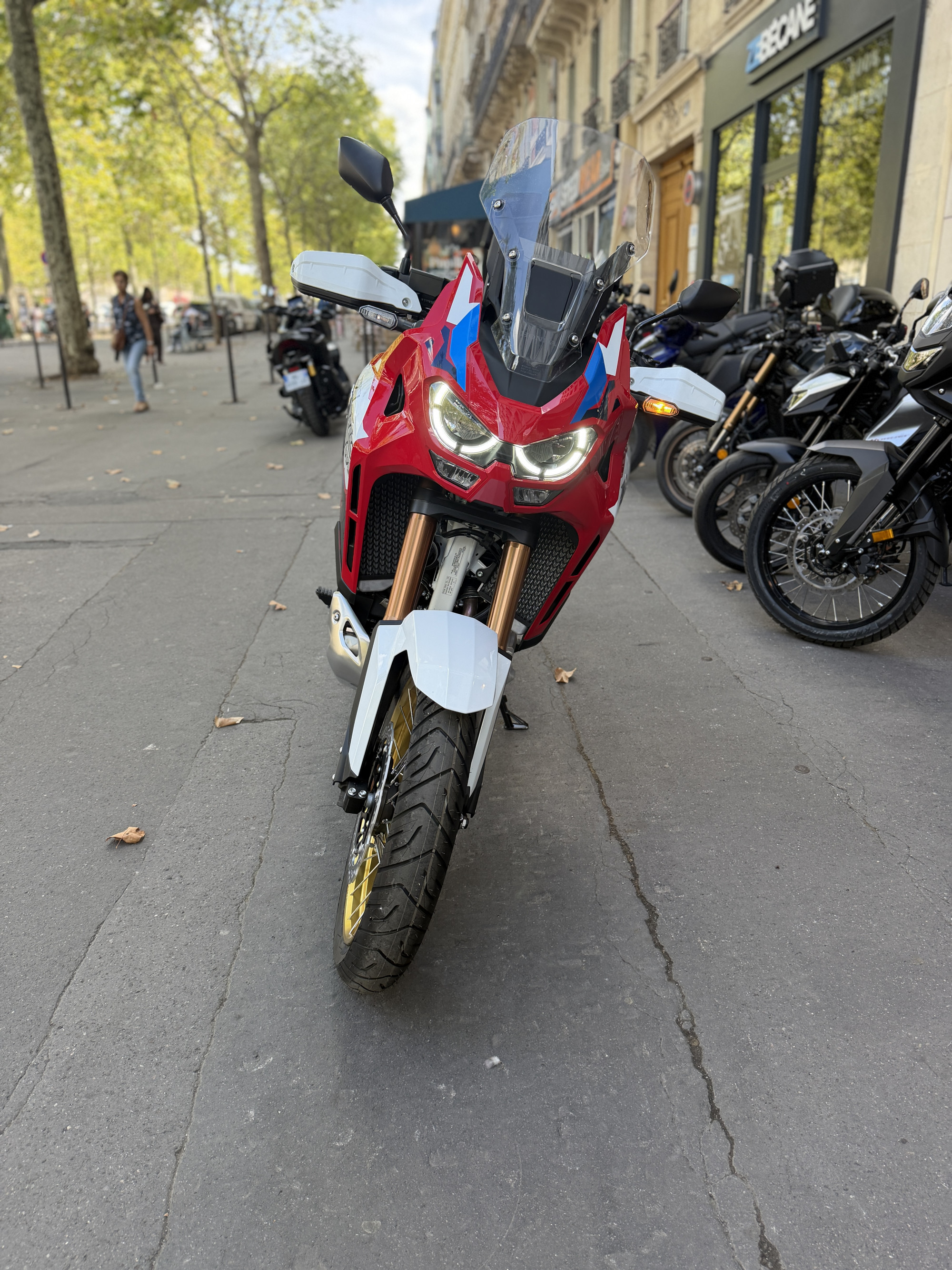 HONDA CRF 1100 L AFRICA TWIN  ADVENTURE SPORTS DCT - BLANCHE - 17890€ - 499 KMS - MEC 08/2026 - REFHM780LZ