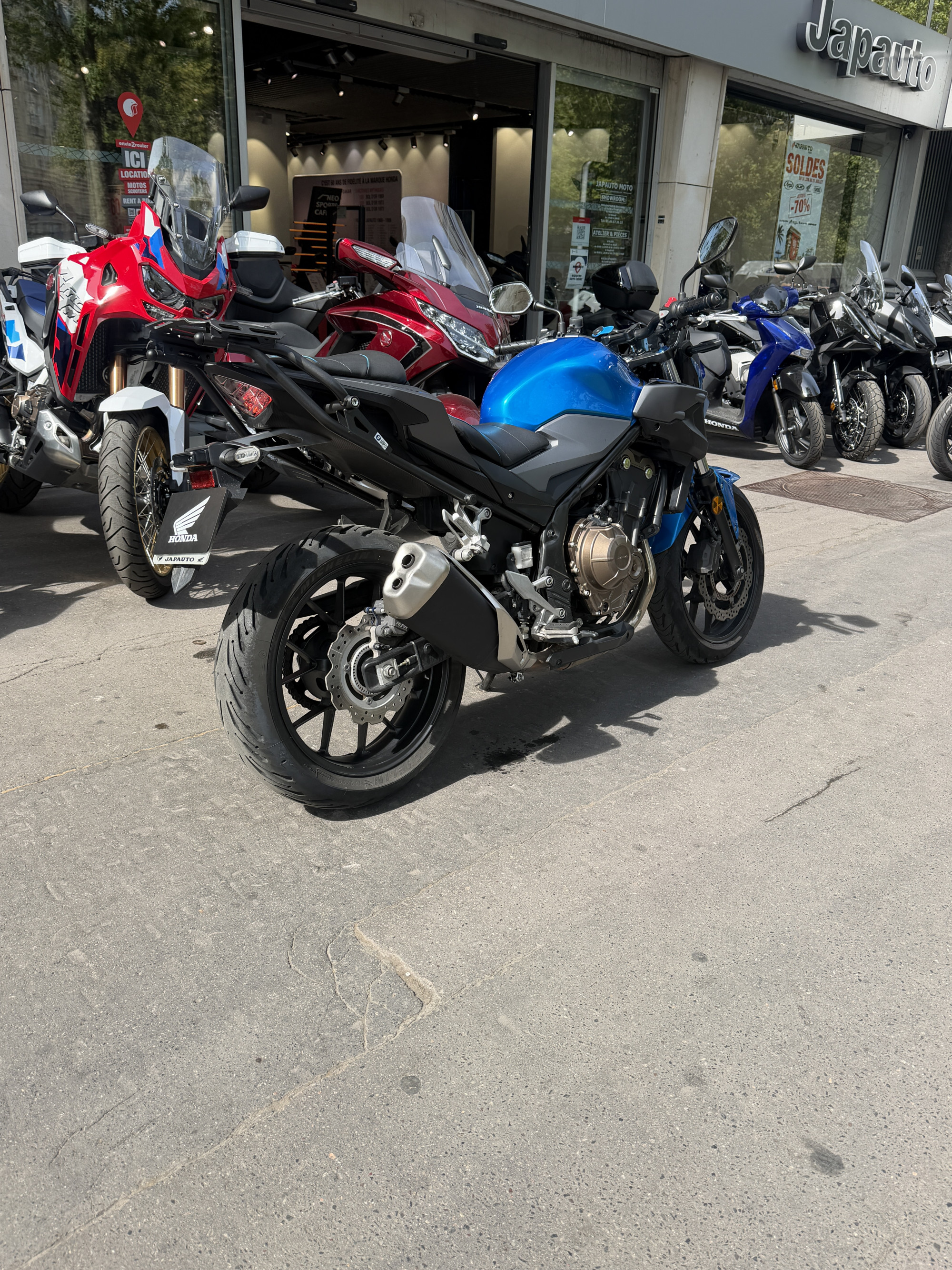 HONDA CB 500 F - 4490€ - BLEU - 14421KMS - MEC01/2021 - REFFW287PJ