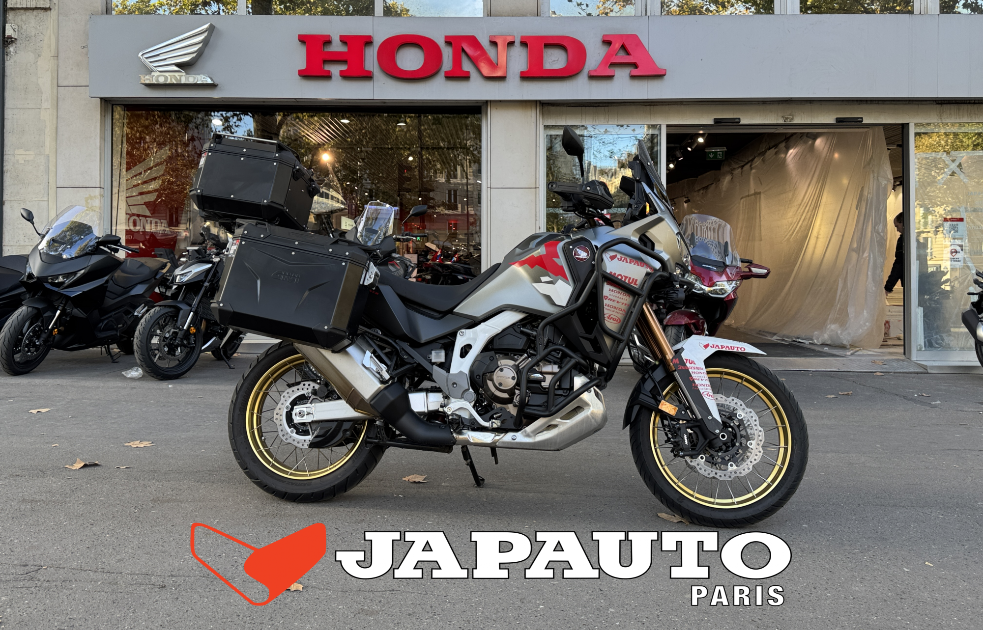 HONDA AFRICA TWIN CRF1000 ADVENTURE SPORT SE DCT - GRIS MAT - 20900 € - 5886 KM - MEC 07/2026 - REF HM919DJ