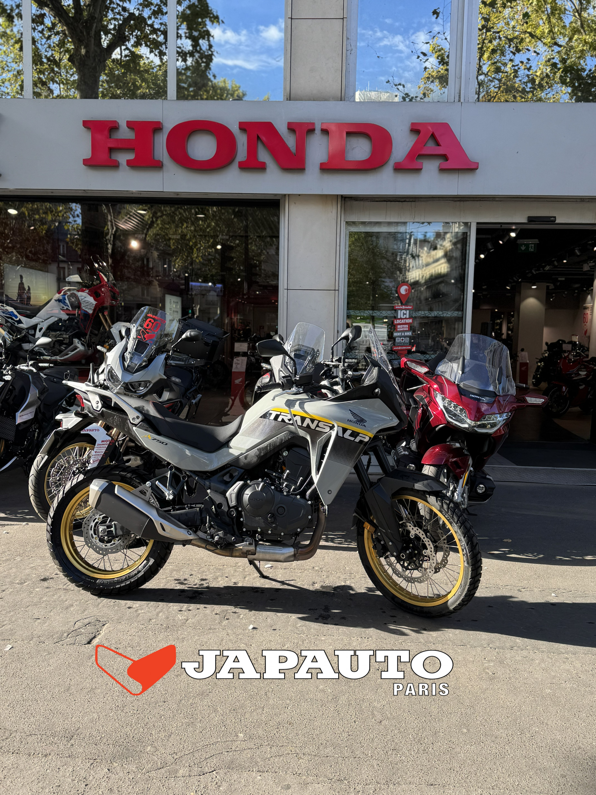 HONDA XL 750 TRANSALP FULL - GRIS - 8990€- 2683 km - MEC 11/2025 - REFHG315YD