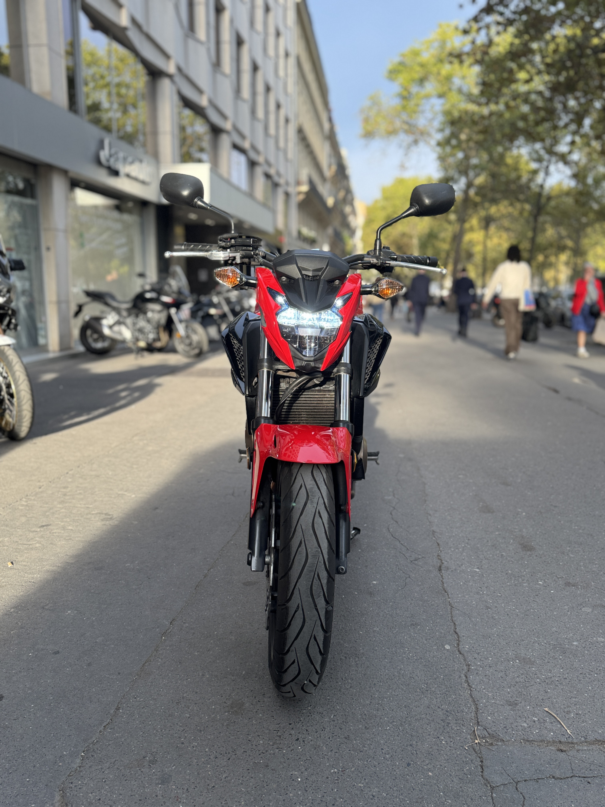 HONDA CB 500 FA - ROUGE - 3990€ - 3532KM - MEC05/2017 - REF EM594RS 