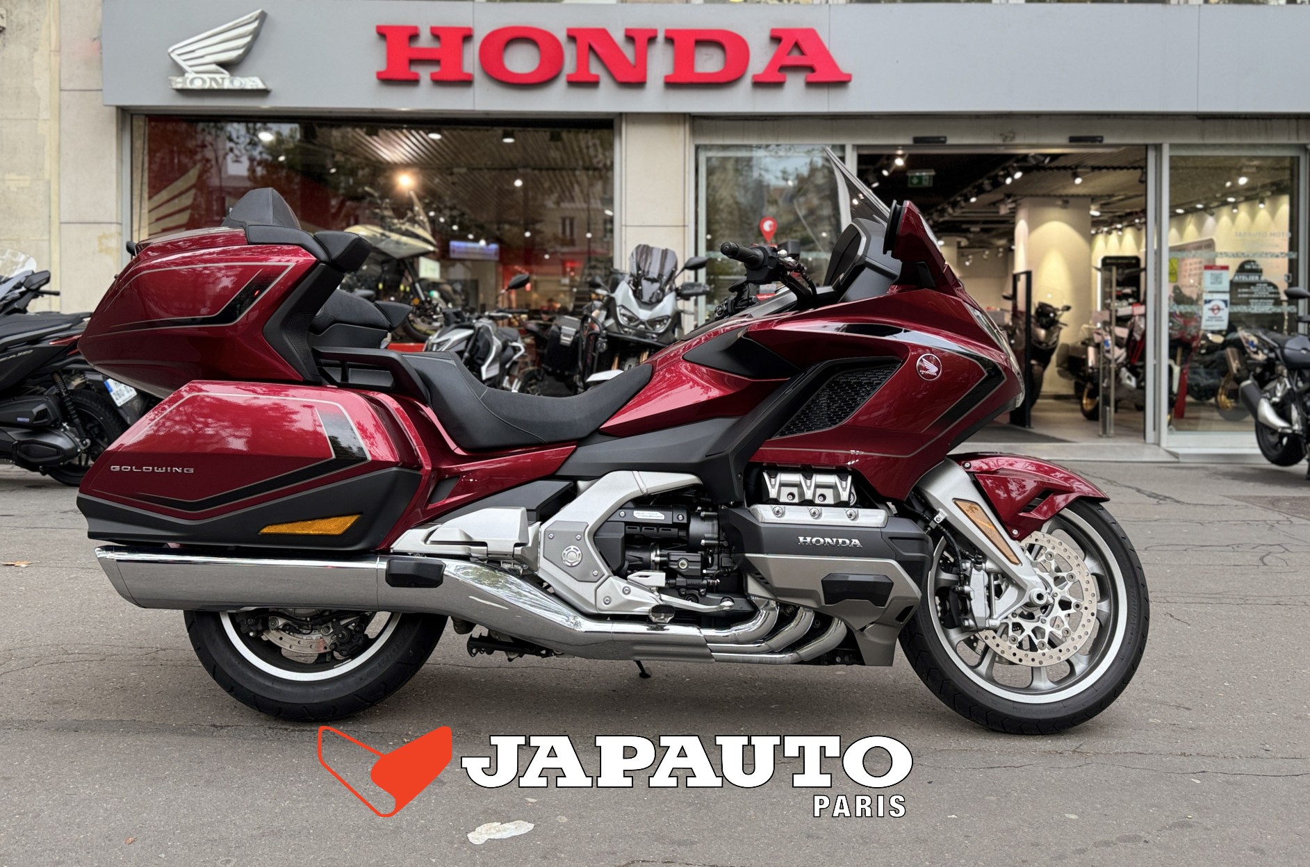 HONDA GL 1800 GOLDWING TOURING DCT - ROUGE - 32990 € - 3500KMS - MEC 05/2026 - REFHL056AB