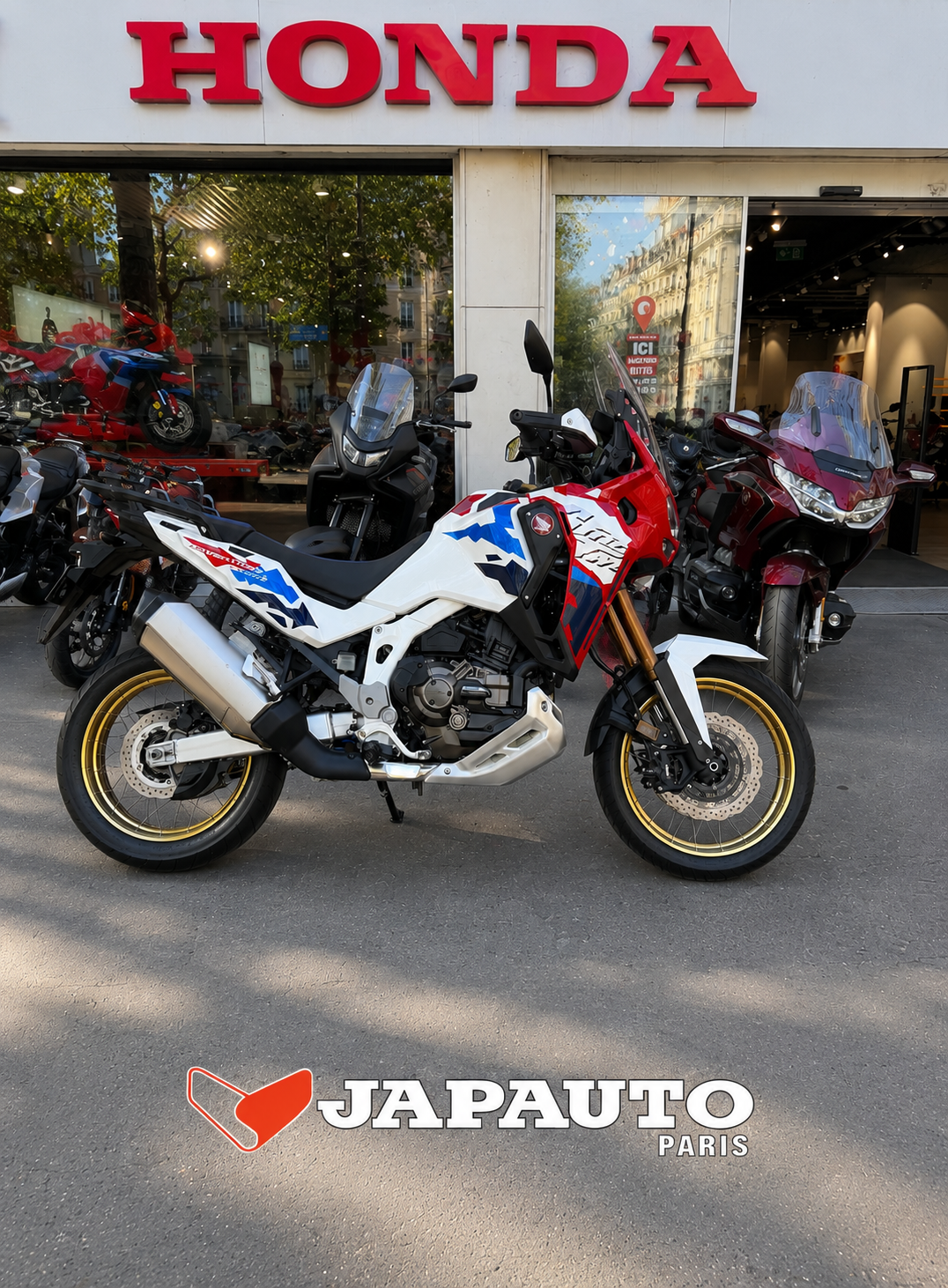 HONDA CRF 1100 L AFRICA TWIN  ADVENTURE SPORTS DCT - BLANCHE - 17890€ - 499 KMS - MEC 08/2026 - REFHM780LZ