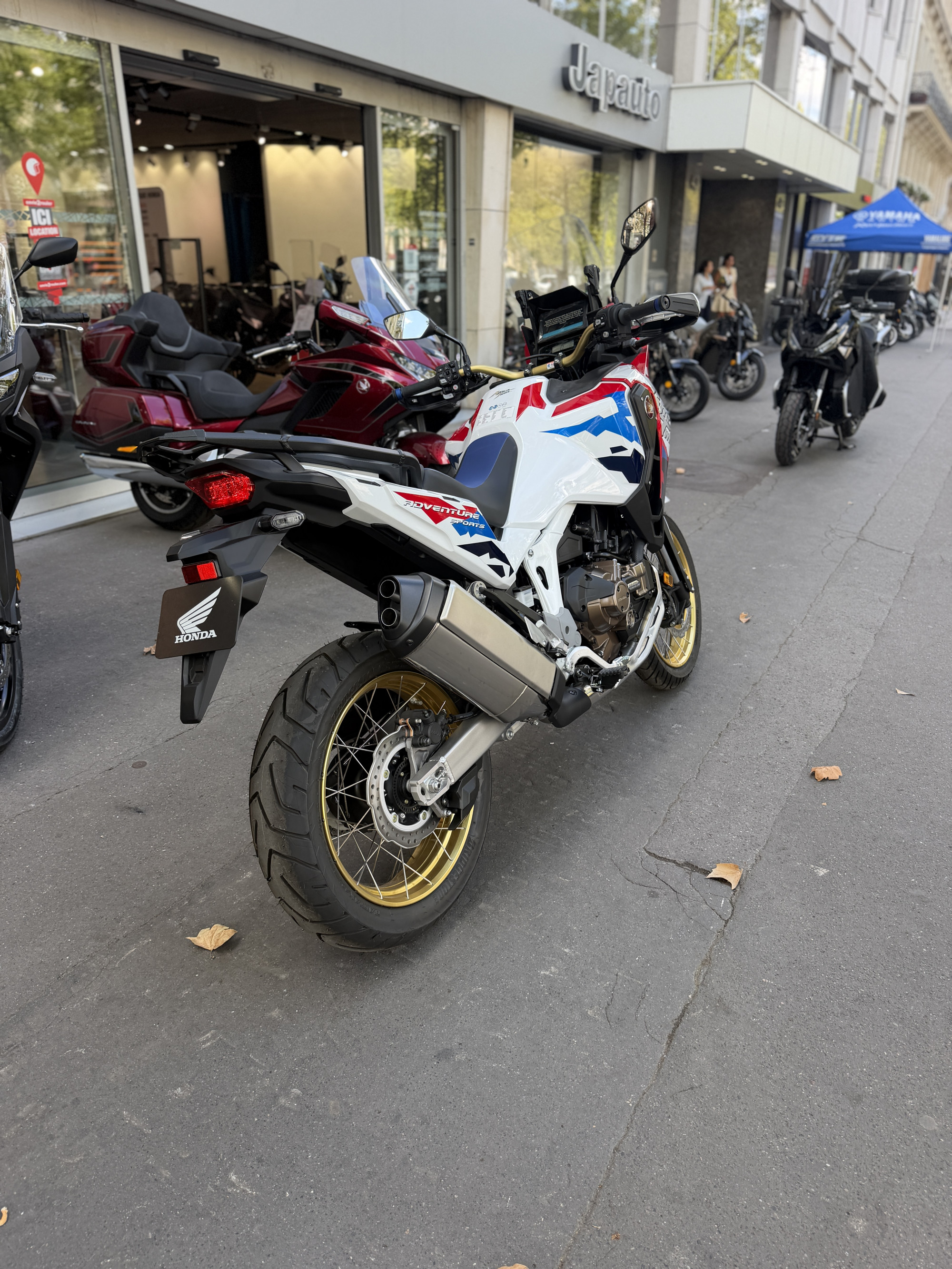 HONDA CRF 1100 L AFRICA TWIN  ADVENTURE SPORTS DCT - BLANCHE - 17890€ - 499 KMS - MEC 08/2026 - REFHM780LZ