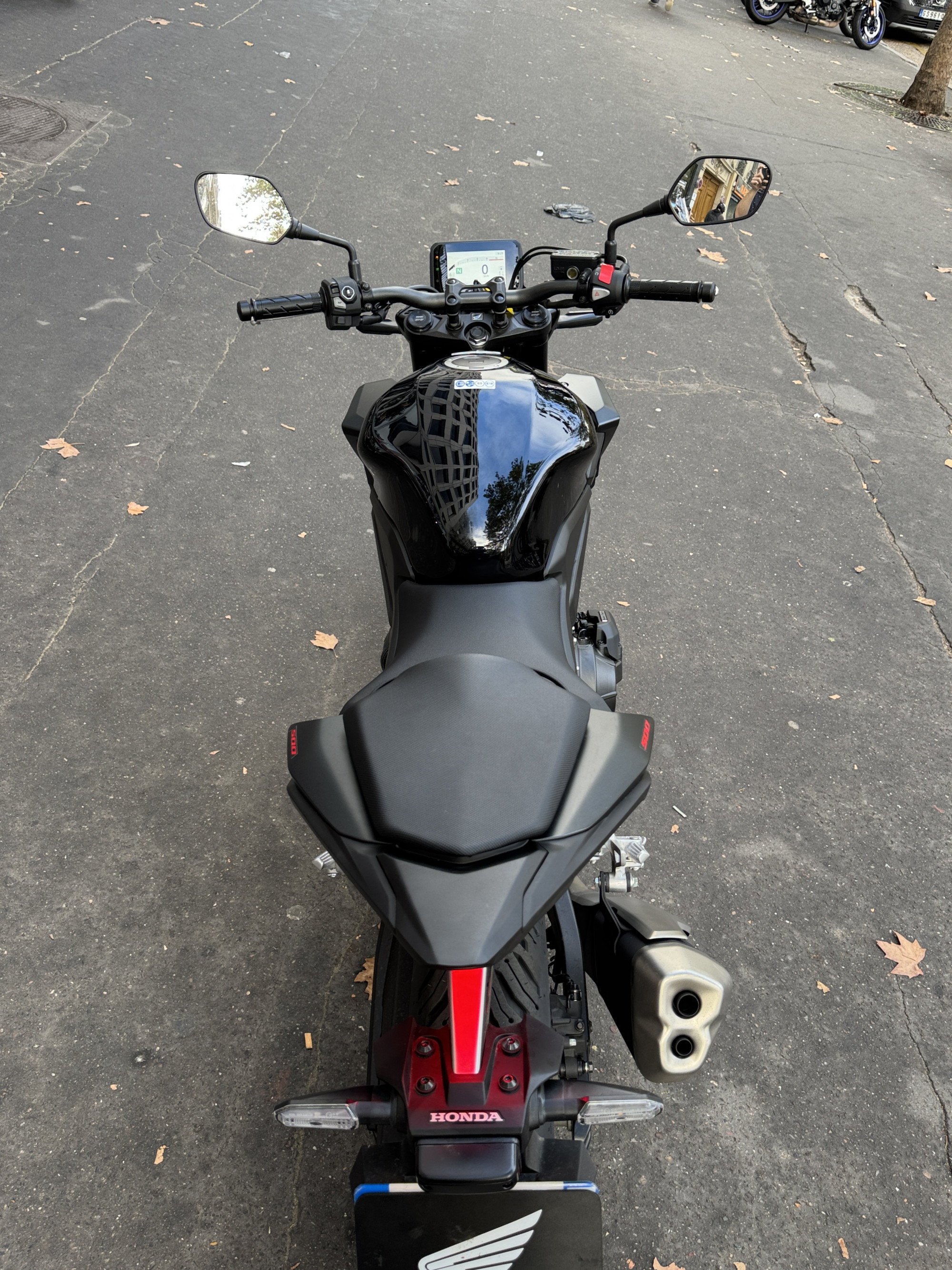 HONDA CB 500 Hornet E-Clutch - NOIR - 5990€ - 168 KMS - MEC 06/2026 - REFHL366QH
